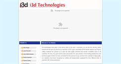 Desktop Screenshot of i3dtechnologies.in