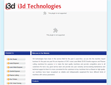 Tablet Screenshot of i3dtechnologies.in